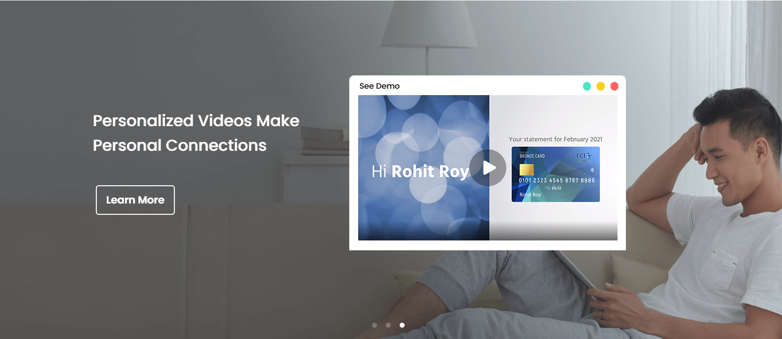 screenshot of FCI Customer Communication Management